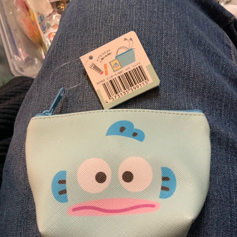 SALE Hangyodon Blue Cartoon Fish Coin Pouch SALE.